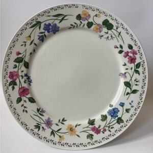 1993 English Garden Farberware Round Platter 12x12